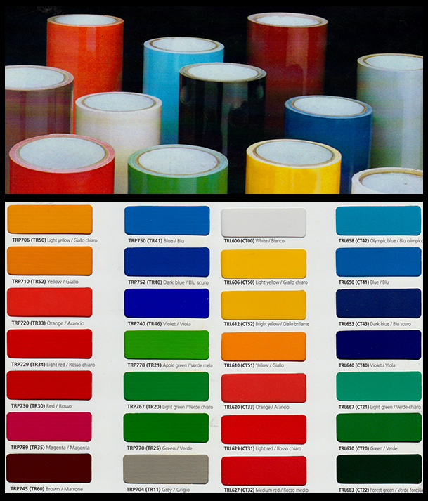 Coloured Window Film Range