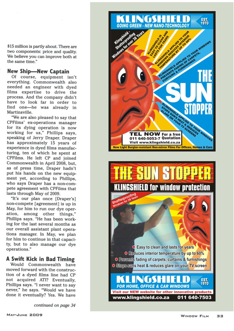 PAGE 4 Window Film Magazine Article